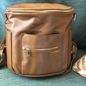 FAWN Leather Large Backpack/Purse GORGEOUS!!